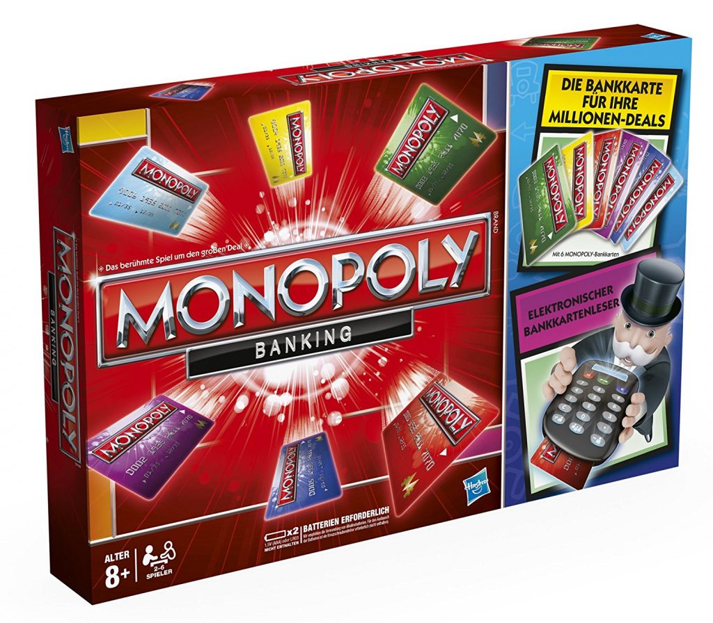 Monopoly mit dem verrückten Geldautomat