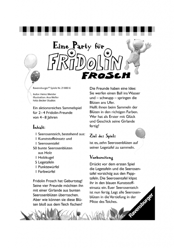 Eine Party für Fridolin Frosch