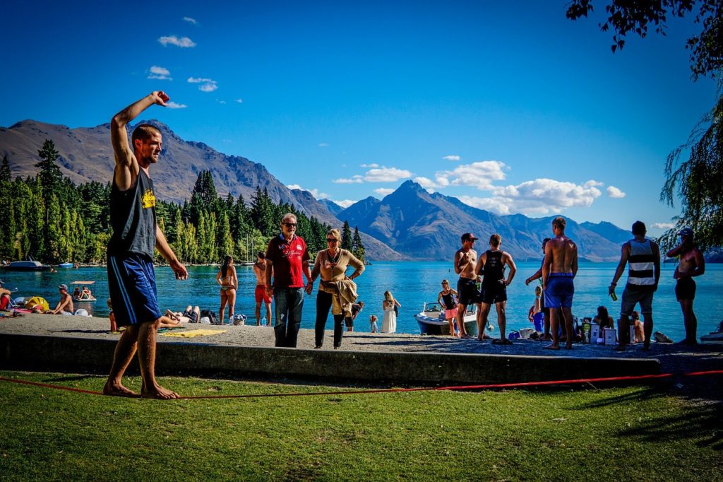 Slackline Regeln